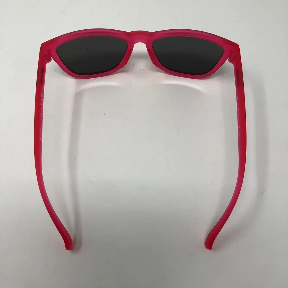 Goodr OG Flamingos On A Booze Cruise Sunglasses Pink Teal Reflective Mens Medium